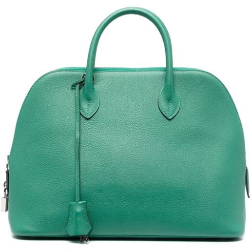 Hermès Pre-Owned - borsa con manico bolide 1923 30 pre-owned 2017 - donna - pelle di vitello - taglia unica - verde