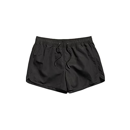 G-STAR RAW men's carnic solid swim shorts, nero (dk black d22961-a505-6484), xl