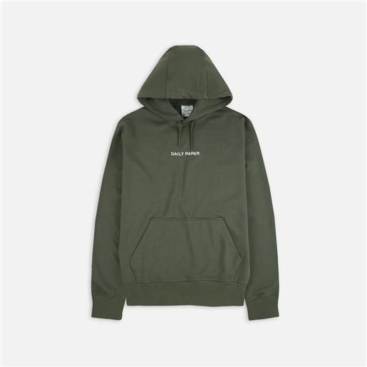 Daily Paper logotype relaxed hoodie chimera green uomo