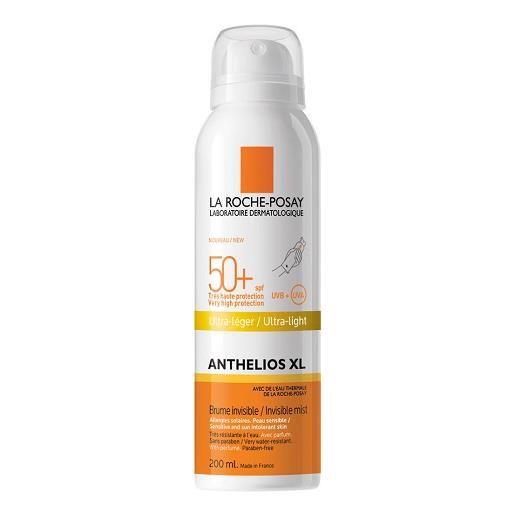 La Roche Posay anthelios xl spray invisibile ultra-leggero spf 50+ protezione corpo 200 ml