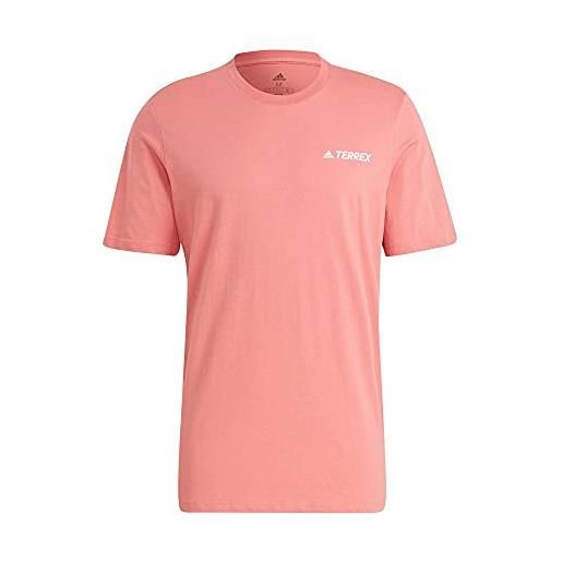 adidas tx moun gfx tee maglietta da uomo, uomo, maglietta, gp0018, rosa (rosbru), s