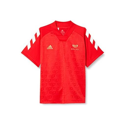 Adidas gm9003 b a. R. S jsy t-shirt bambino vivid red/white/gold met. 910a