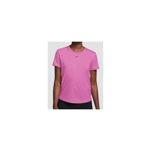 Nike w nk one classic df ss top t-shirt m/m dri-fit rosa donna