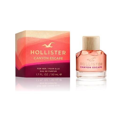 Hollister canyon escape 50 ml eau de parfum per donna
