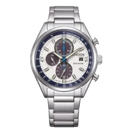 Citizen Eco-Drive AW1800-89X Orologio Uomo In Acciaio - Quarzo, Vetro Minerale, 44mm, 10 ATM