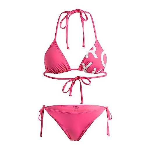 Roxy beach classics tie side completo bikini triangolare da donna
