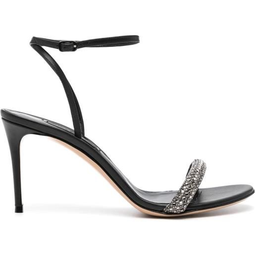 Casadei sandali con strass 85mm - nero