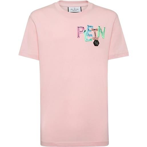 Philipp Plein t-shirt con stampa - rosa