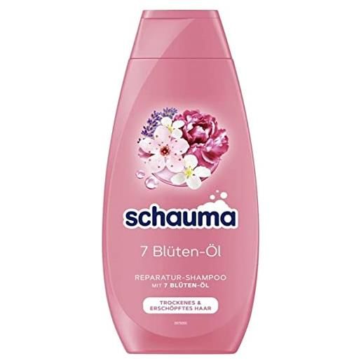 Schauma shampoo 7 fiori olio, flacone da 400 ml