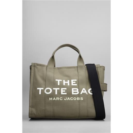Marc Jacobs borsa a spalla traveler in cotone verde