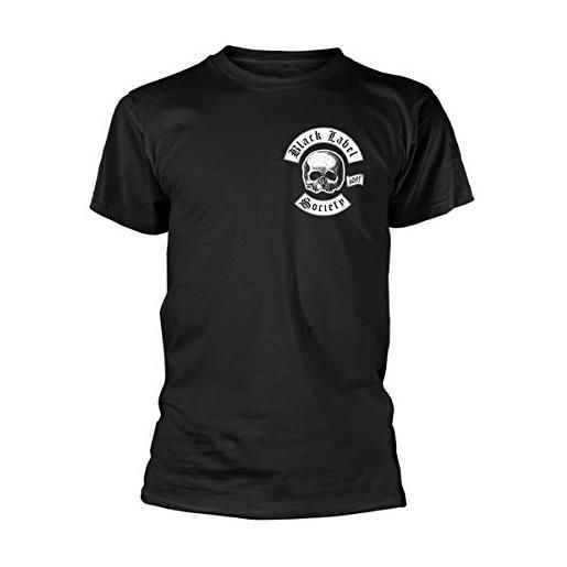 Tee Shack black label society black skull pocket ufficiale uomo maglietta unisex (medium)