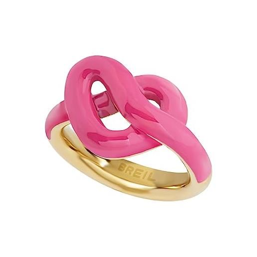 Breil gioiello collezione b&me, anello da donna in steel and enamel colore gold misura 10 - tj3398 it 12