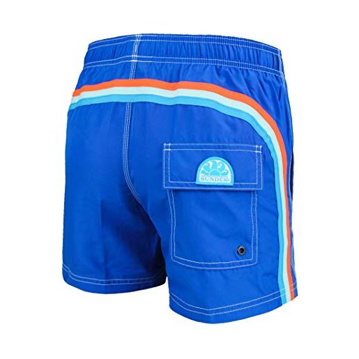 Sundek costume da bagno uomo originale bs/rb - elastico in vita 35,6 cm pantaloncini - blu - x-large
