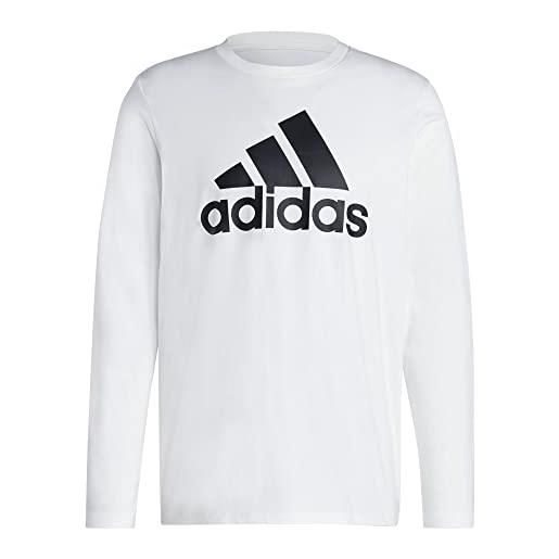 Adidas m bl sj ls t, t-shirt uomo, white