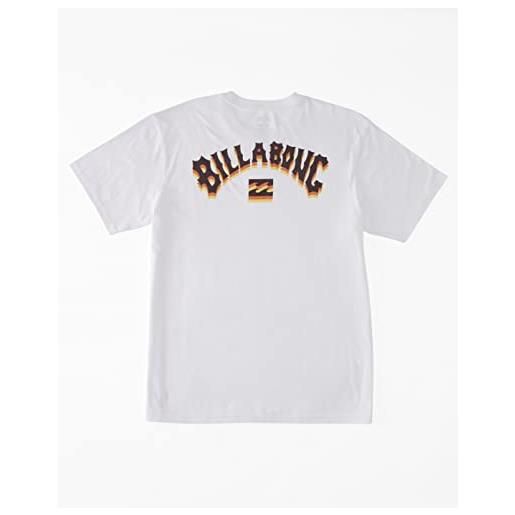 Billabong arch fill maglietta da ragazzo 8-16 bianco