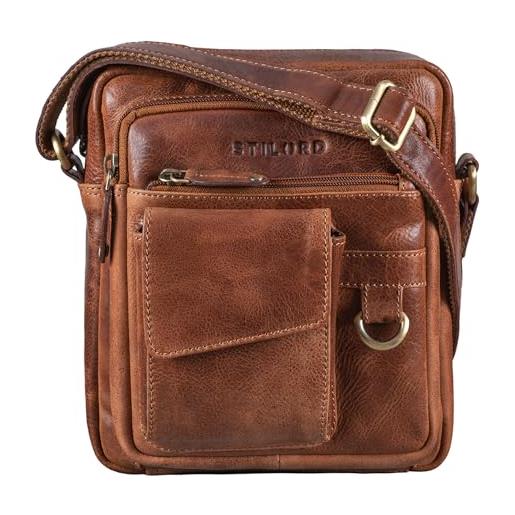 STILORD 'ryan' messenger bag uomo pelle borsa a tracolla vintage leather borsetta piccola elegante borsello vintage per i. Pad da 9.7 pollici cuoio, colore: napoli - marrone