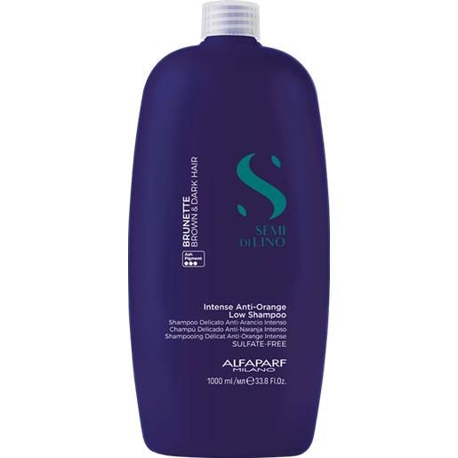 Alfaparf Milano semi di lino brunette shampoo delicato anti arancio per capelli 1000 ml