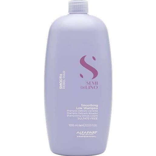Alfaparf Milano semi di lino smooth shampoo delicato lisciante per capelli ribelli 1000 ml