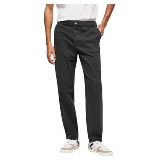 Pepe Jeans harrow, pantaloni uomo, nero (washed black), 36w / 30l