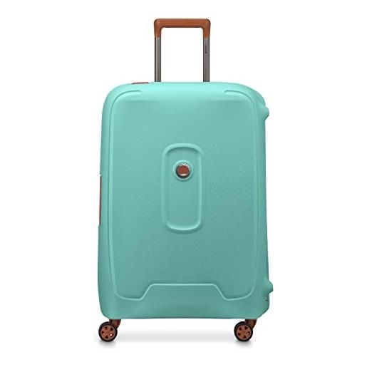 DELSEY PARIS, moncey, valise, moyenne rigide matière recyclée et recyclable, 69x47x28 cm, 73 litres, m, mandorla