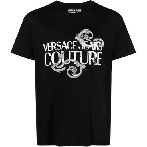Versace Jeans Couture t-shirt con stampa acquerello couture