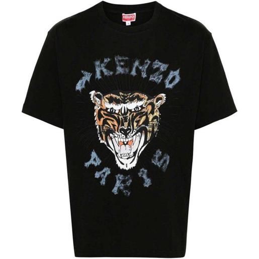 Kenzo t-shirt con motivo testa di tigre