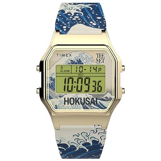 Timex 34 mm orologio the met hokusai, multicolore, one size, 34 mm orologio the met hokusai