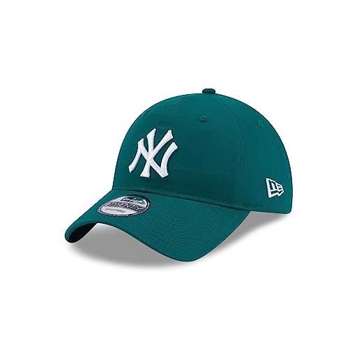 New Era york yankees mlb league essential green 9twenty unstructured strapback cap - one-size