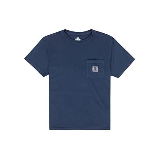 Quiksilver element basic pocket maglietta da ragazzo 8-16 blu