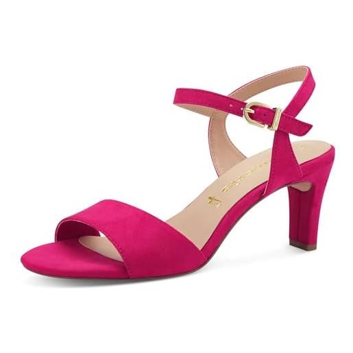 Tamaris donna 1-28028-42, sandali con tacco, colore: rosso, 40 eu