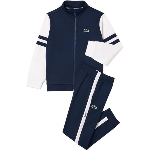 Lacoste tuta per ragazzi Lacoste kids tennis sportsuit - navy blue/white