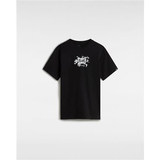 Vans t-shirt skeleton junior black