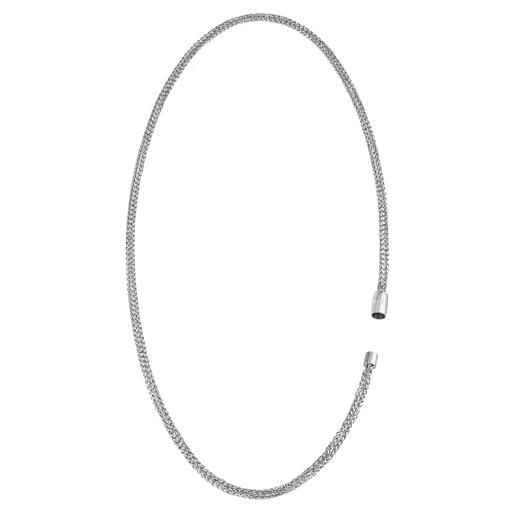 Breil collana collezione necklace-magnetica system-7 in acciaio e titanio per donna
