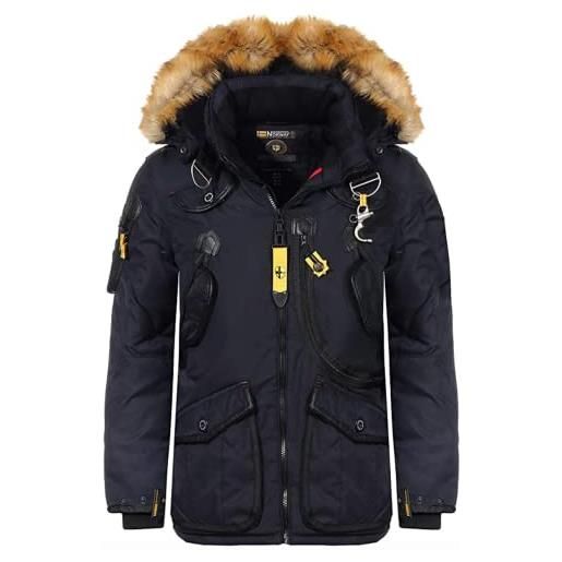 Geographical Norway - cappotto - uomo blu navy m