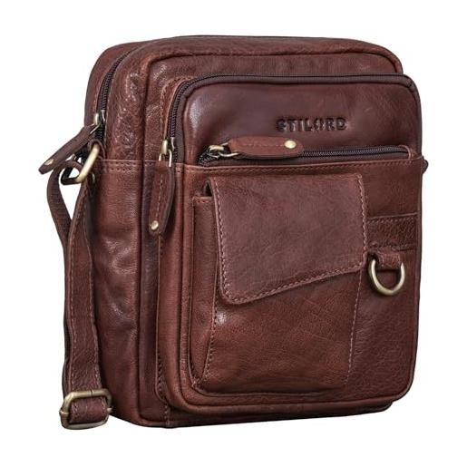 STILORD 'ryan' messenger bag uomo pelle borsa a tracolla vintage leather borsetta piccola elegante borsello vintage per i. Pad da 9.7 pollici cuoio, colore: maraska - marrone scuro