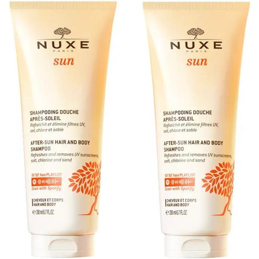 Nuxe sun shampoo doccia doposole bipack 2x200ml