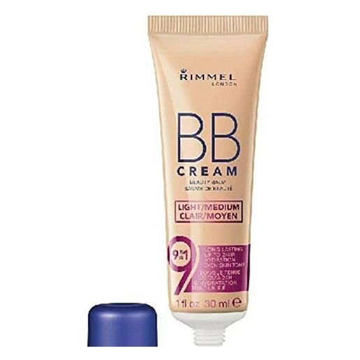 Rimmel bb cream 9 in 1 beauty balm - medio leggero -30ml
