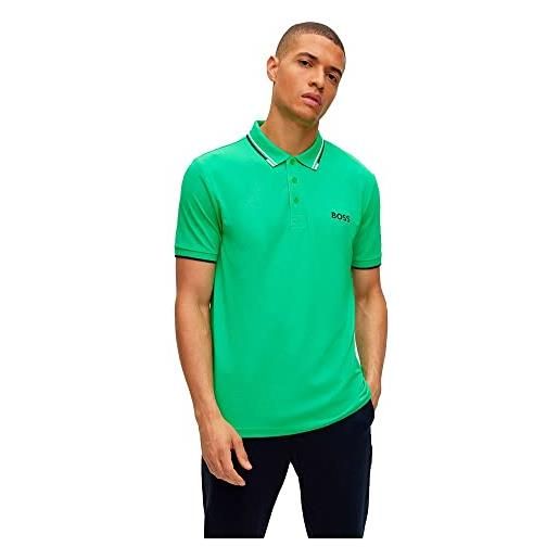 BOSS paddy pro, polo t-shirt uomo, verde (open green), l
