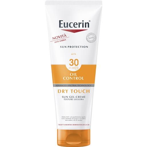 BEIERSDORF SPA eucerin sun oil control gel-crema dry touch spf30 protezione solare alta 200ml