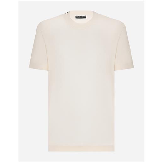 Dolce & Gabbana t-shirt manica corta in seta