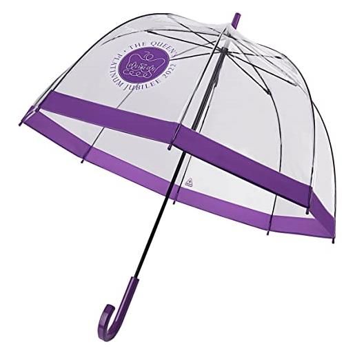 Fulton ombrello jubilee gabbia, viola, taglia unica