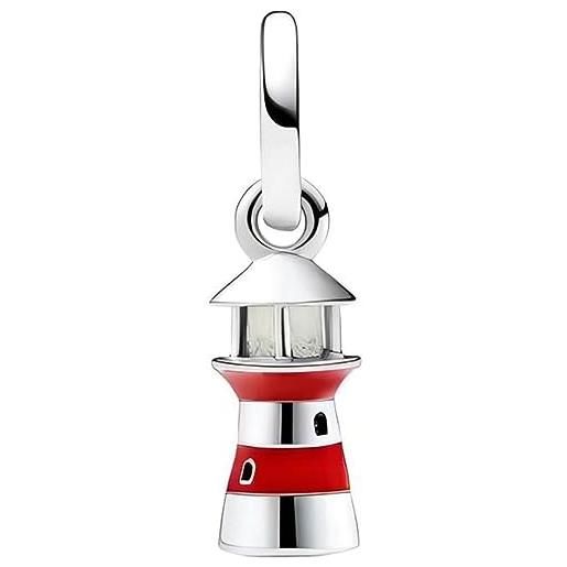 PHCLASY ciondolo glow-in-the-dark lighthouse dangle charm 925 pendente in argento sterling charms donna, compatibile con bracciali e collane europei, regalo di compleanno delle donne