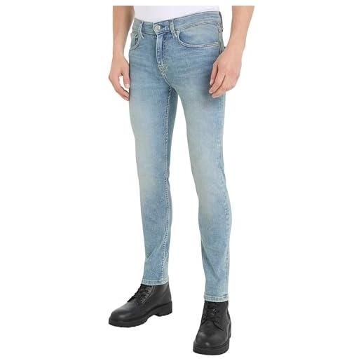 Calvin Klein Jeans skinny j30j324585 pantaloni di jeans, denim (denim light), 29w / 32l uomo