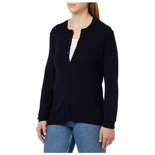 Sisley l/s sweater 102hm5237 maglione cardigan, night blue 66u, l da donna