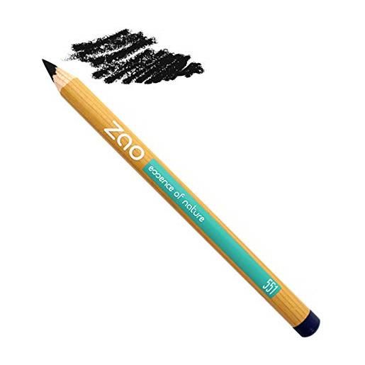 ZAO essence of nature zao - bambus pencil eyes, lips & eyebrows 551 (black) - 1,14 g