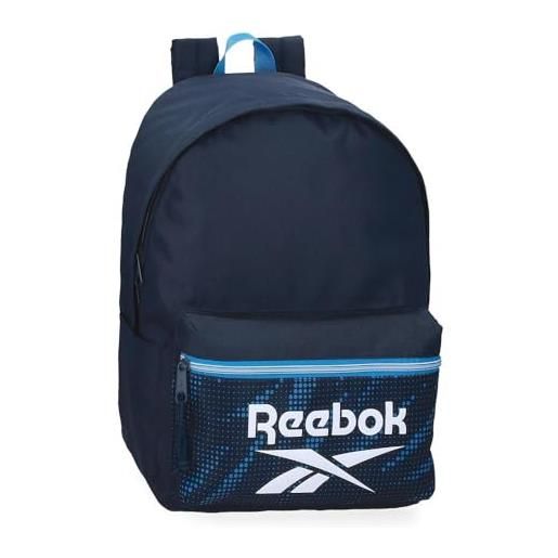 Reebok jhon zaino adattabile a carrello blu 31,5 x 45 x 15 cm poliestere 23,87 l by joumma bags, blu, zaino scuola