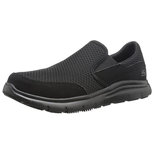 Skechers scarpe da lavoro da uomo flex advantage sr, nero, 42.5 eu