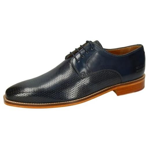 Melvin & Hamilton alex 1, derby uomo, blu, 44 eu