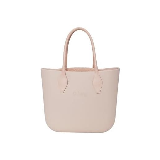 OBAG o bag - borsa shopper o bag in compound termoplastico, rosa chiaro (31 x 39 x 14 cm)
