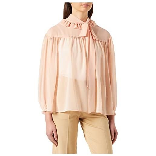 Sisley camicette 593ylq004 camicia da donna, rosa tenue 24v, xs